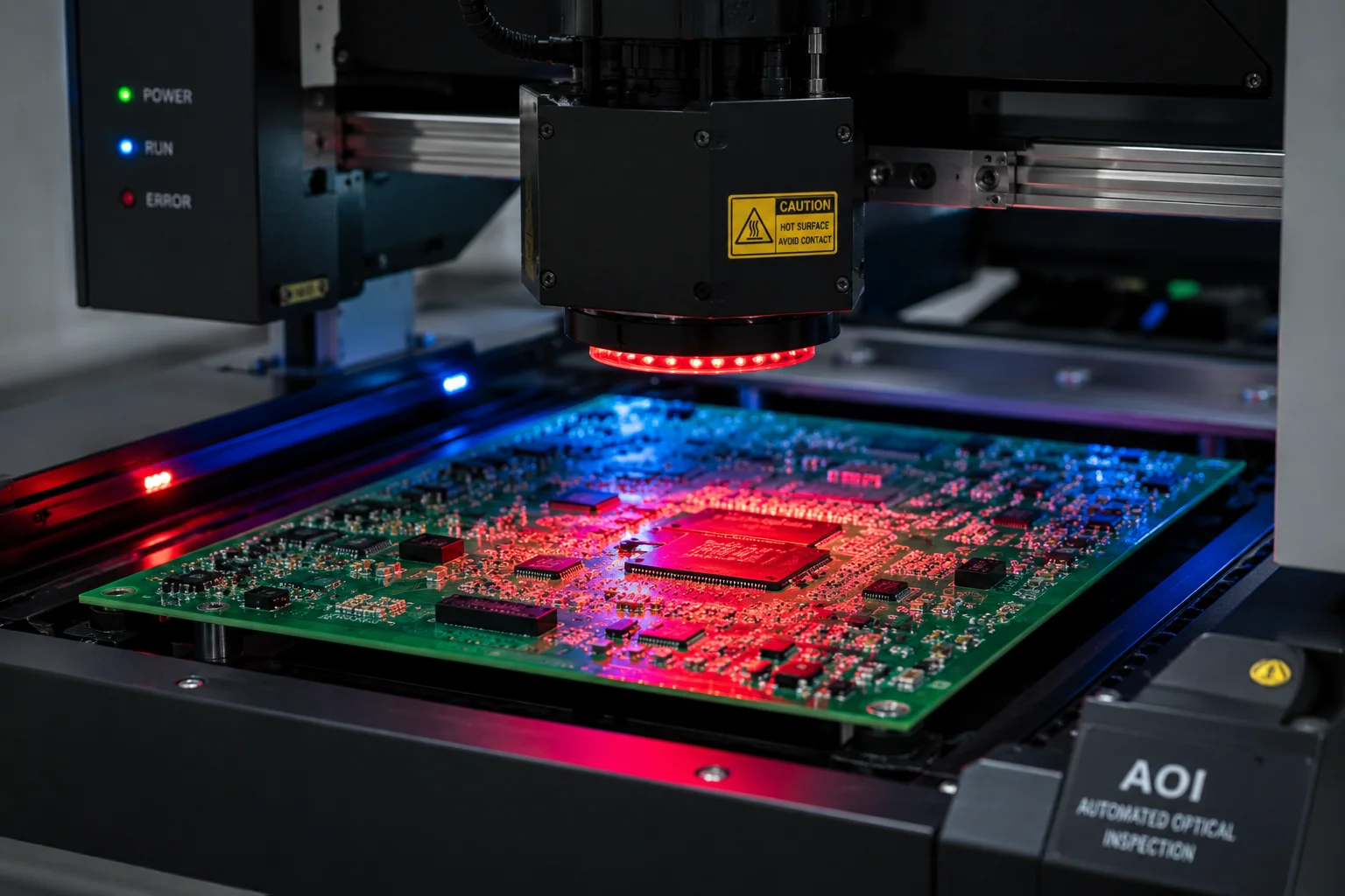 AOI inspection of PCB