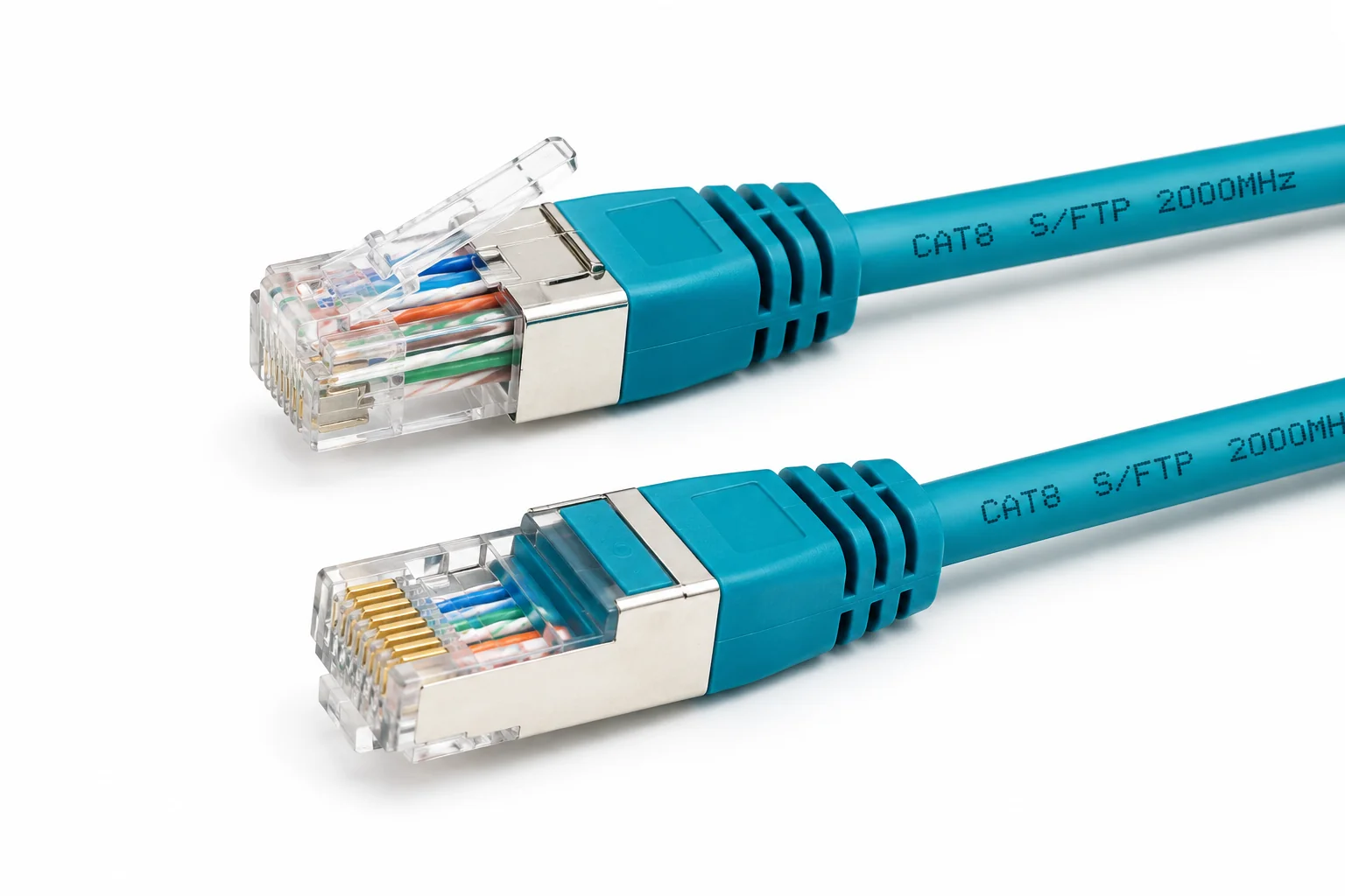 Cat8 ethernet cable with RJ45