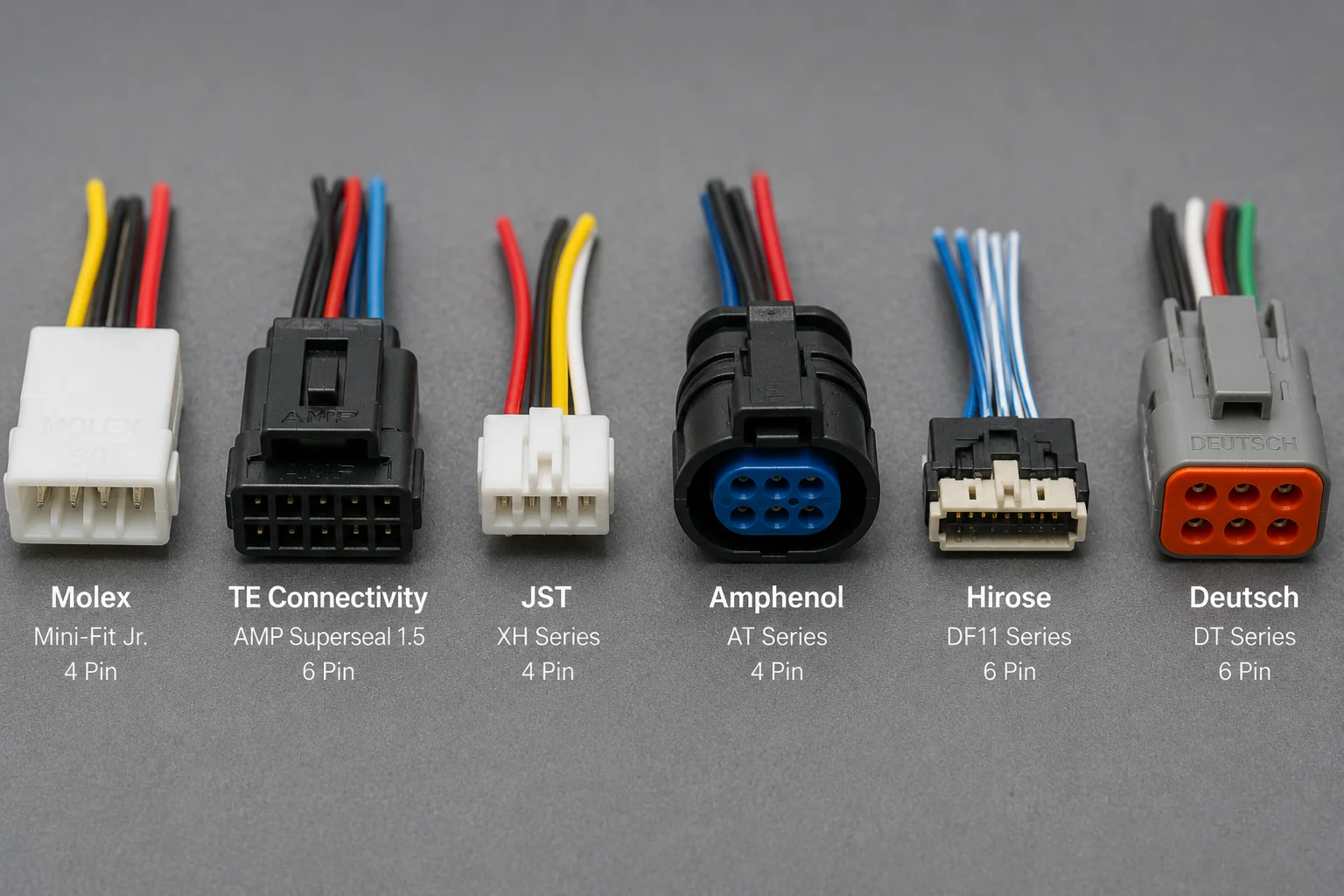 Connector types lineup