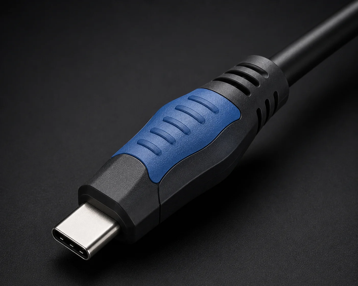 Dual-durometer cable grip