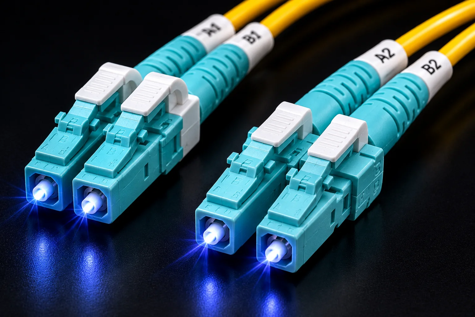 LC fiber optic connectors
