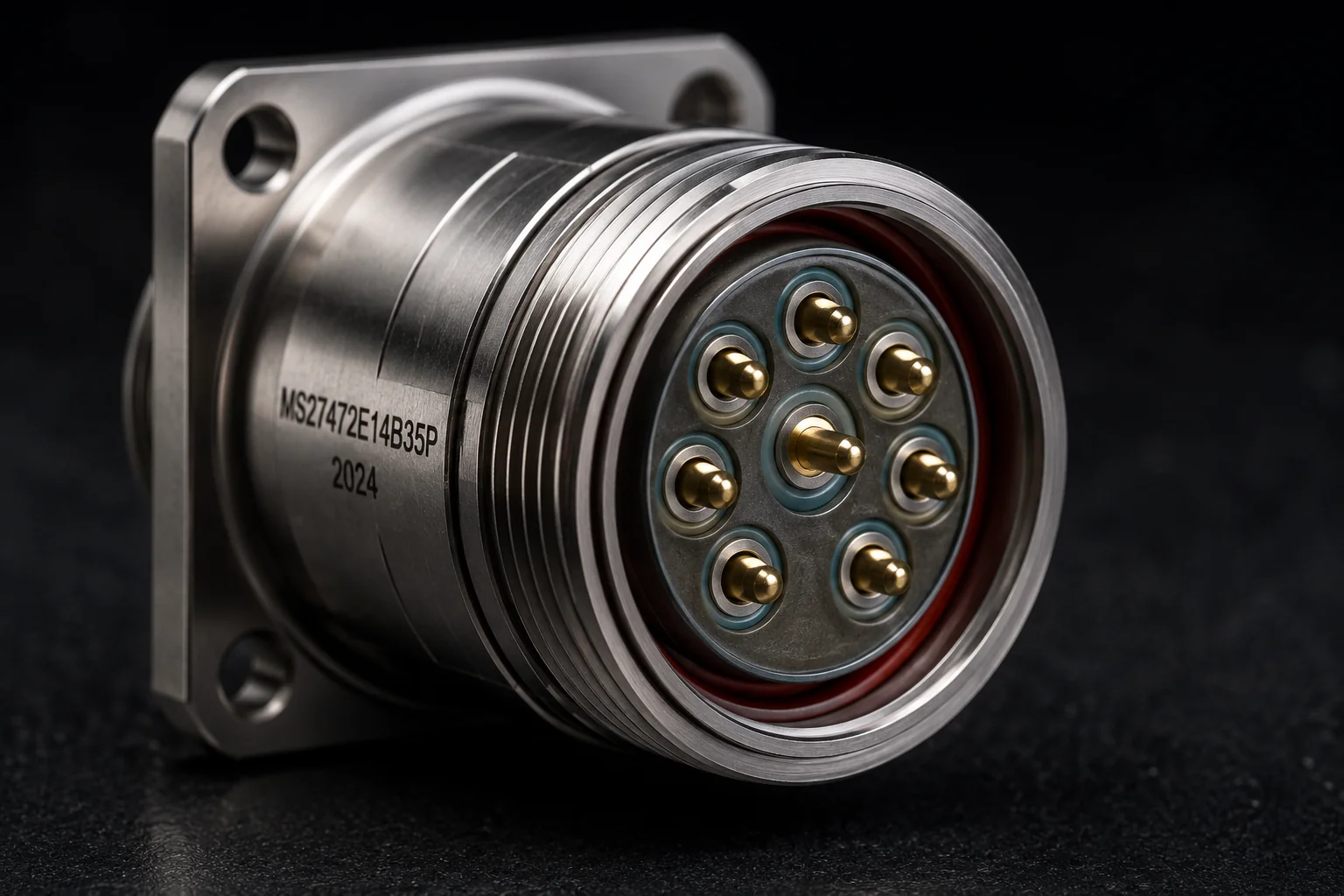 Hermetic glass-to-metal sealed connector