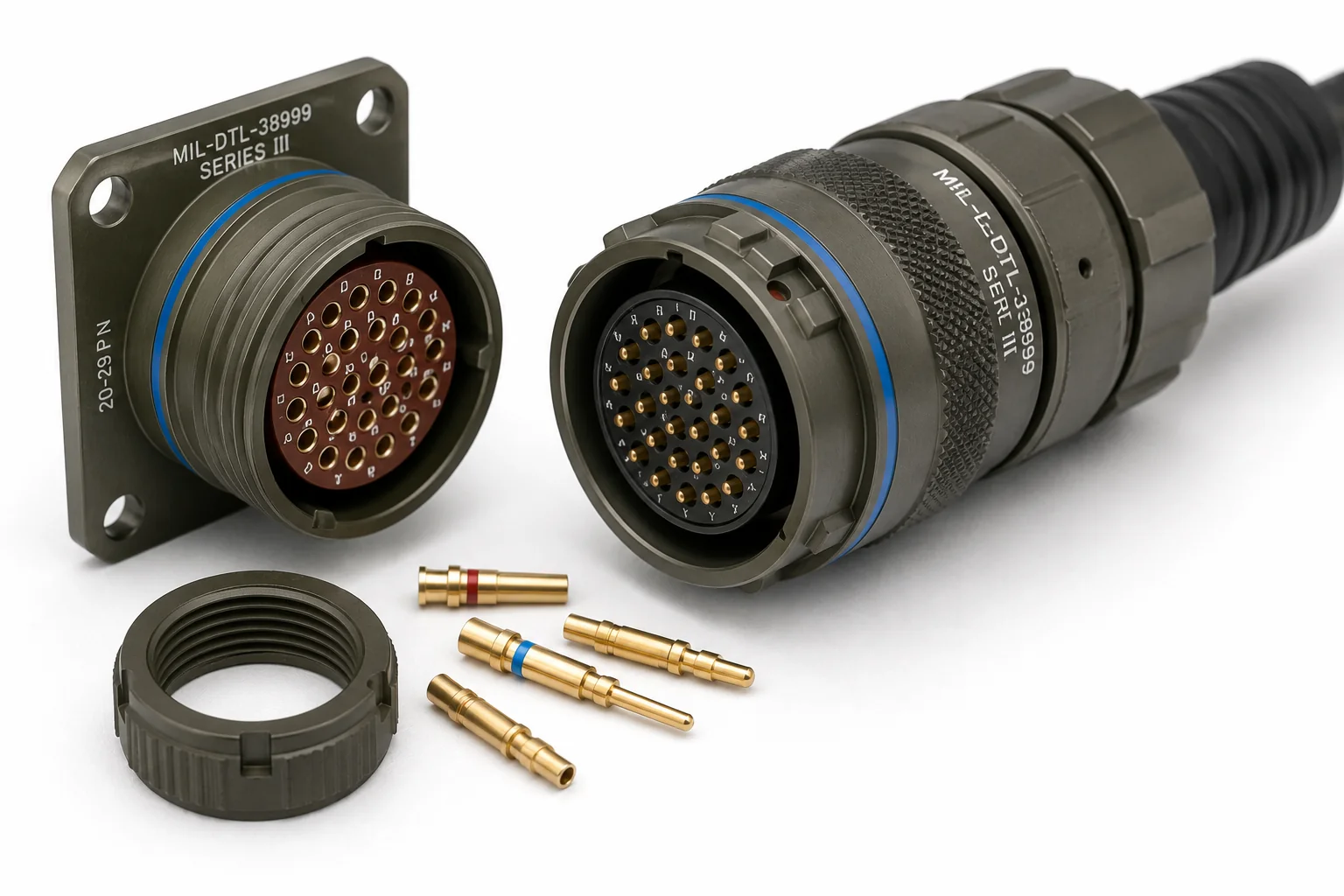 MIL-spec circular connector