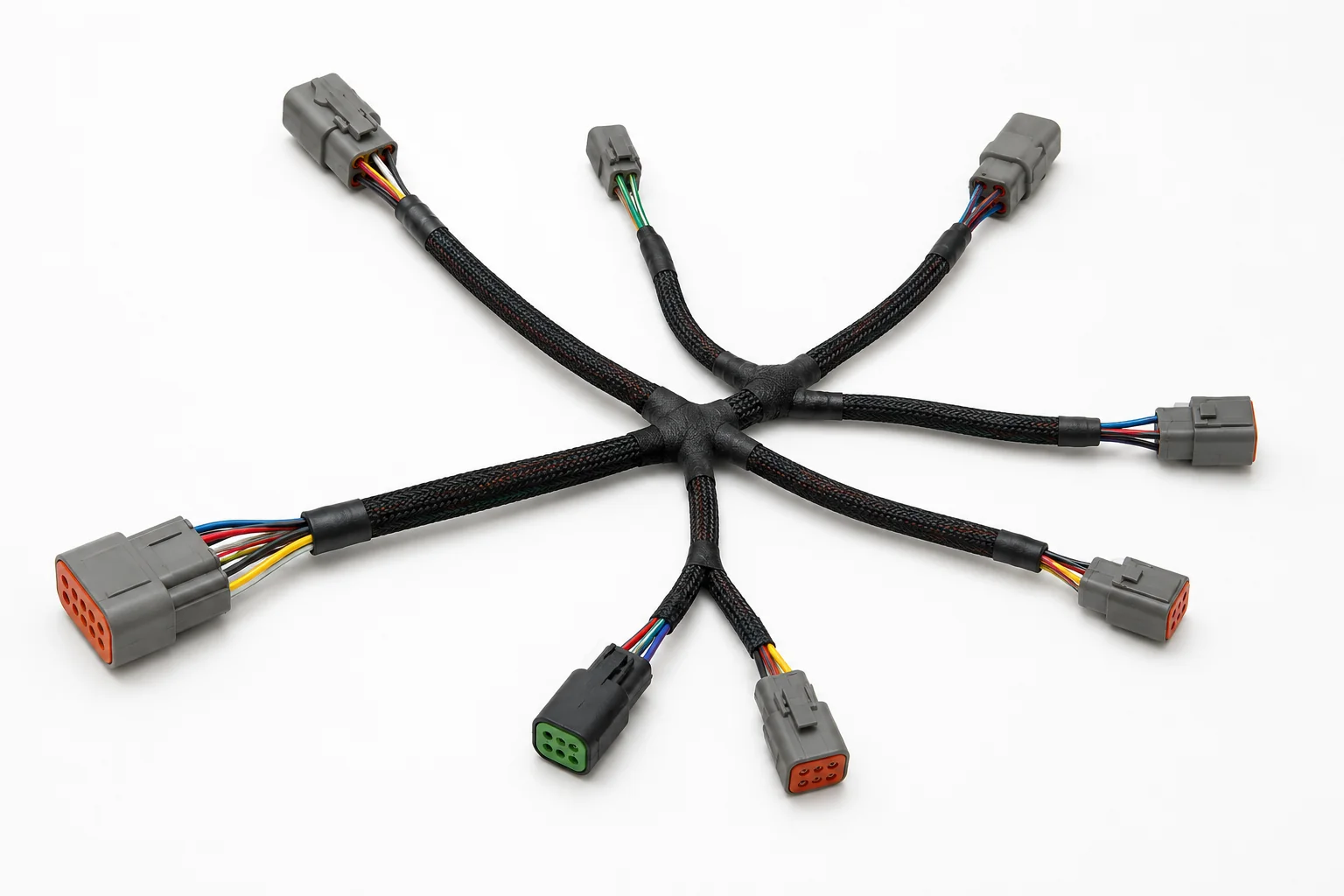 Multi-branch wire harness